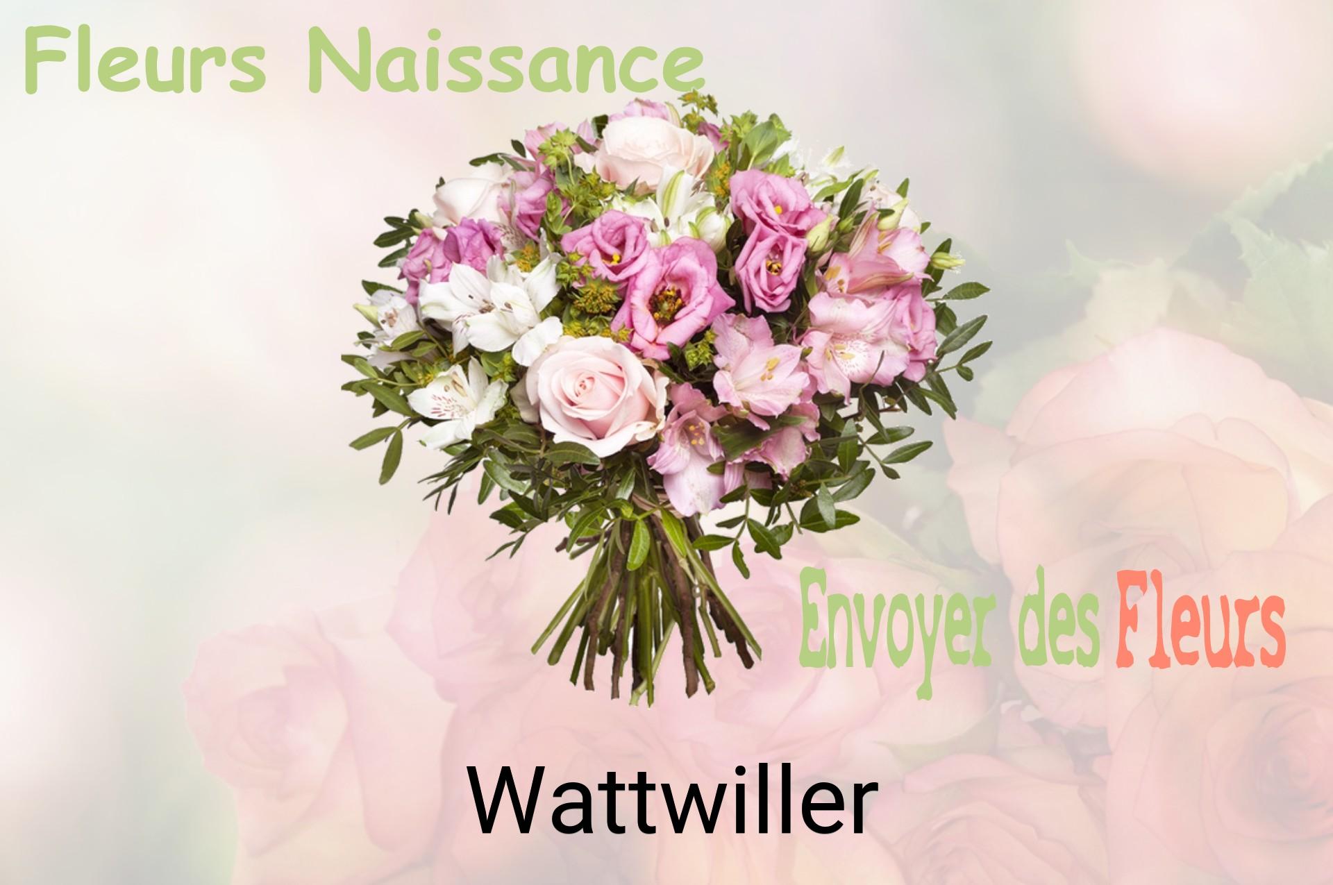 Bouquet de fleurs de naissance livré à Wattwiller